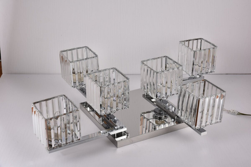 SIRIUS Люстра кришталева стельова Sirius Ш 1318/6 CR Коломыя - изображение 2