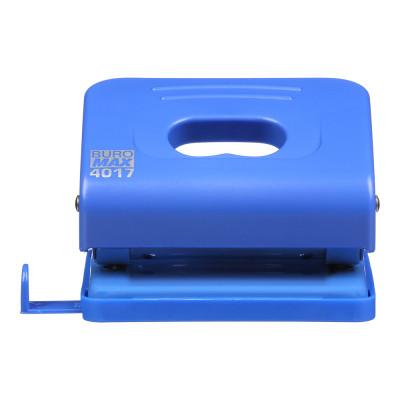Дырокол Buromax пластиковый, до 20 листов, 120 х 82 х 53 мм, синий (BM.4017-02) Винница - изображение 4