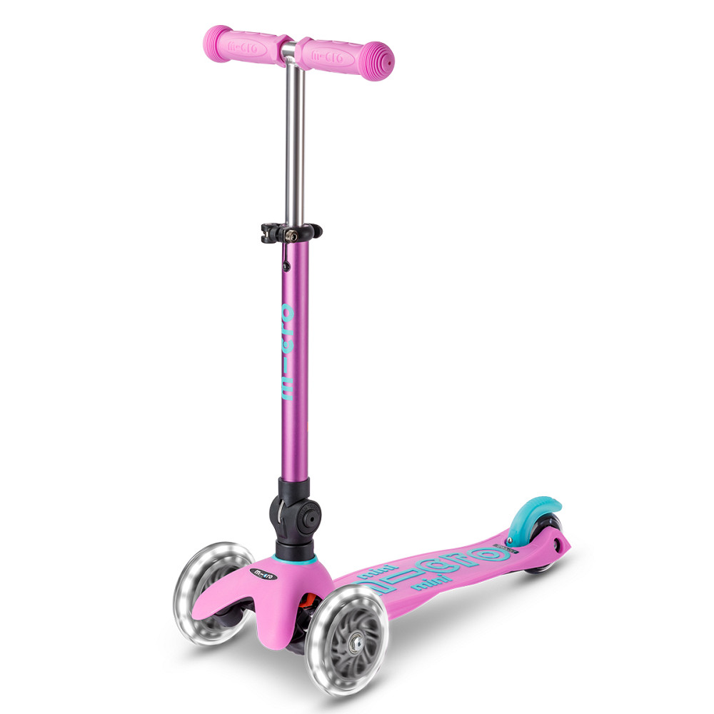 Самокат MICRO складний серії Mini Deluxe Foldable LED – Лавандовий Днепр - изображение 7