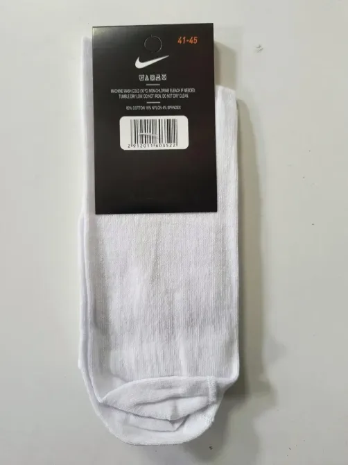 Набір якісних жіночих високих бавовняних шкарпеток 3 шт. Колір білий. Nike 3 41-45 Київ - фото 3