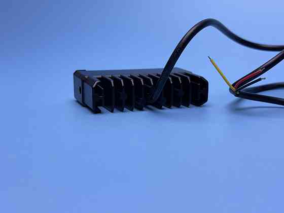 Фара рабочего света LED однорядная 70 мм SPOT — 4 диода с линзой (Белый + Желтый свет), четкая СТГ Харьков