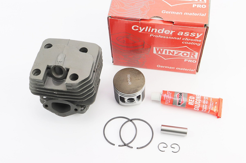 Циліндр к-кт (цпг) 4500 45сс-43mm (палець 11mm) "чорний"+герметик, "PRO SERIA", тефлонове покриття поршня Київ - фото 1