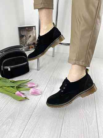 Sothby 's Туфлі жіночі Sothby 's M-375 чорні (весна-осінь, замша натуральна) (3111) Коломыя