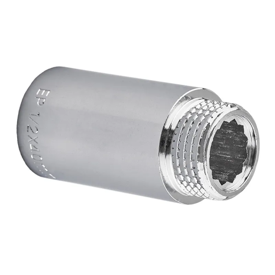 Подовжувач Europroduct EP.E040.Chr - 1/2"MF-40мм хром (EP6126) Київ
