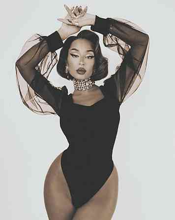 Женское стильное богемное боди с пышными рукавами из мягкой сетки эластичный микродайвинг, рукава: сеточка Одесса