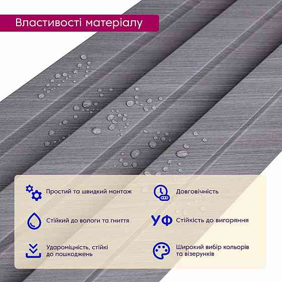 Декоративная стеновая рейка Киев
