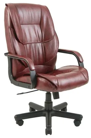 Офісне Крісло Керівника Richman Foxy Madras Bordo Пластік Річ М2 AnyFix Бордовий Київ