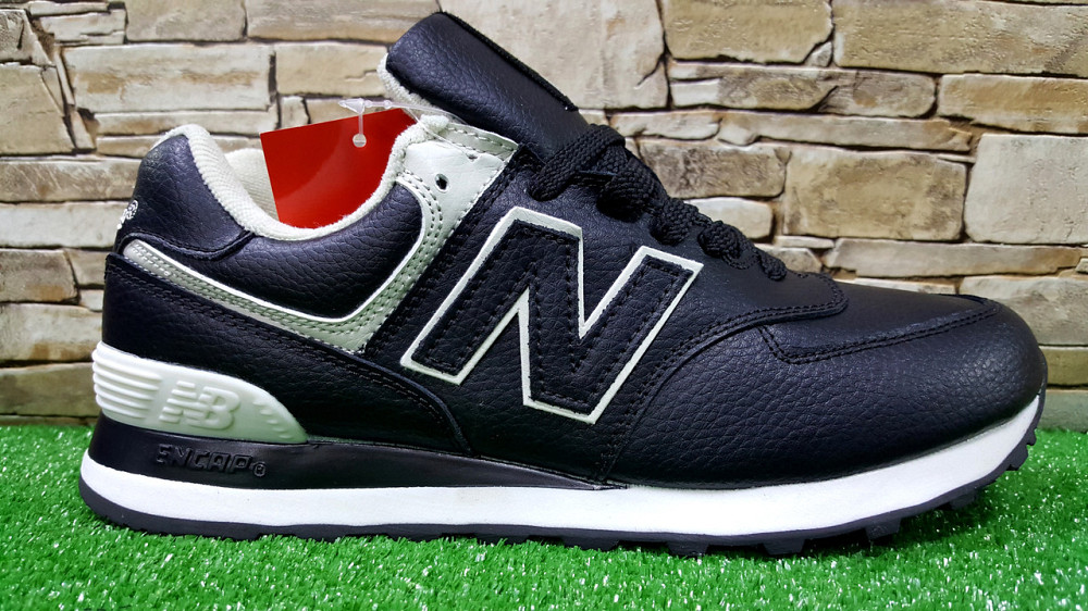 Мужские кроссовки New Balance Black/White ML574EGK ,кожа,оригинал, 46р Киев - изображение 7
