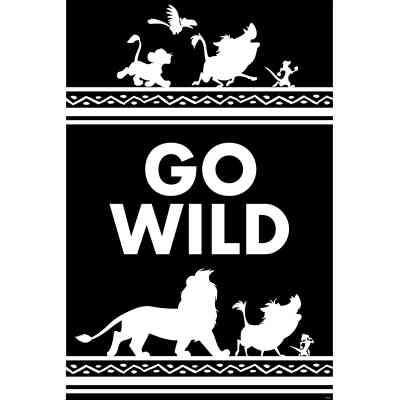 Стікер-наклейка ABYstyle Постер Disney "The Lion King Go Wild" (Король лев) 91.5x61 см (ABYDCO565) Вінниця