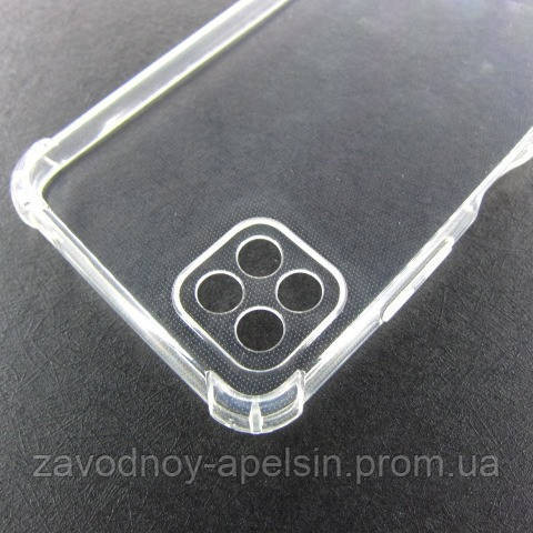 Samsung A22 5G A226 Прозорий чохол Антишок (вуглі + захист камери) Одеса - фото 4