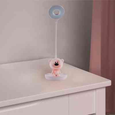 Настольная лампа Kite Bear LED с аккумулятором, розовый (K24-492-2-2) Винница