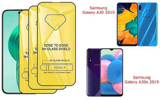 Захисне скло DefenzoGlass для Samsung Galaxy A30 2019, Galaxy A30s 2019 – подвійна міцність Київ