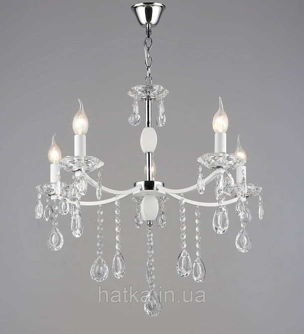 Підвісна люстра B A4461/5 WT+CH Київ - фото 1