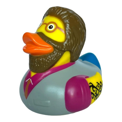 Іграшка для ванної Funny Ducks Качка Хіпстер (1328) Вінниця - фото 1
