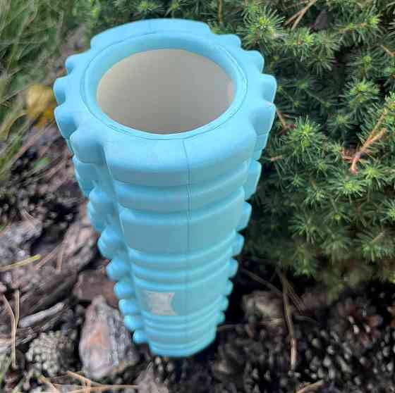 Масажний ролик (роллер) PowerPlay 4342 Massage Roller Синій (30x10см.) Кам'янське