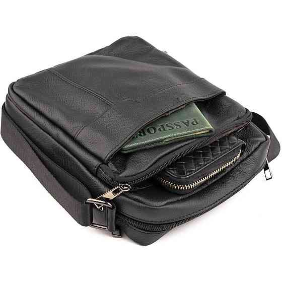 Сумка мужская флотар Vintage 14743 Черная Киев