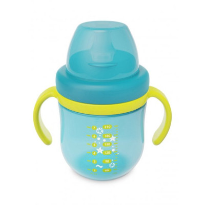 Поїльник-непроливайка Baboo із силіконовим носиком Marine 200 мл Бірюзова (90600) Вінниця - фото 1