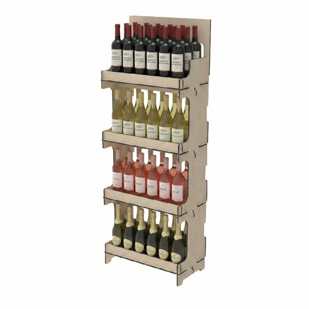 Стелаж з фанери EKOSTAR 555х300х1500 Київ - фото 1