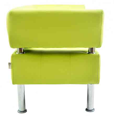 Диван Flay Office двойка со спинкой и подлокотниками 1550х650х750 Зеленый Киев