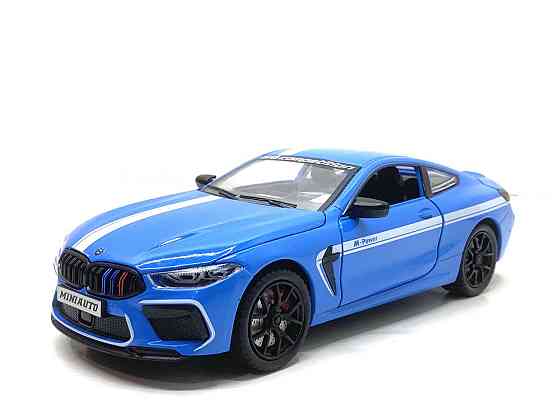 Машина Автосвіт BMW M8 інерційна відчиняються двері капот багажник 20 см Синя (AP-2056) Чернігів