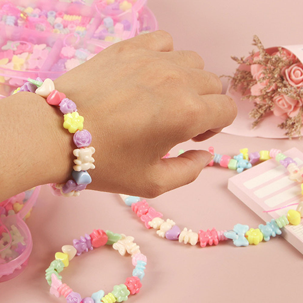 Набор бусин для плетения браслетов 144шт,в пенале SBR Киев - изображение 2