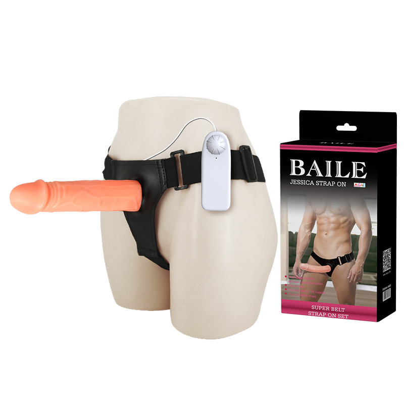 Страпон - Baile Jessica Strap On Vibrating, 17 см Sex Aura Київ - фото 1