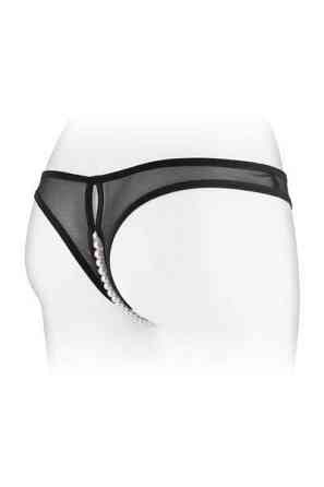 Трусики з перлинами і доступом Fashion Secret Sophie Black Sex Aura Київ