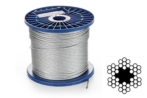 Трос оцинкований 4 мм DIN 3055 (6x7) бухта 200 м APRO Рівне - фото 1