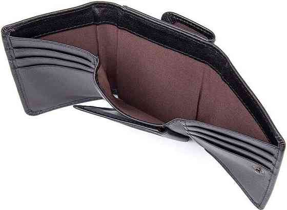 Кошелек Vintage 14467 кожаный Черный Киев