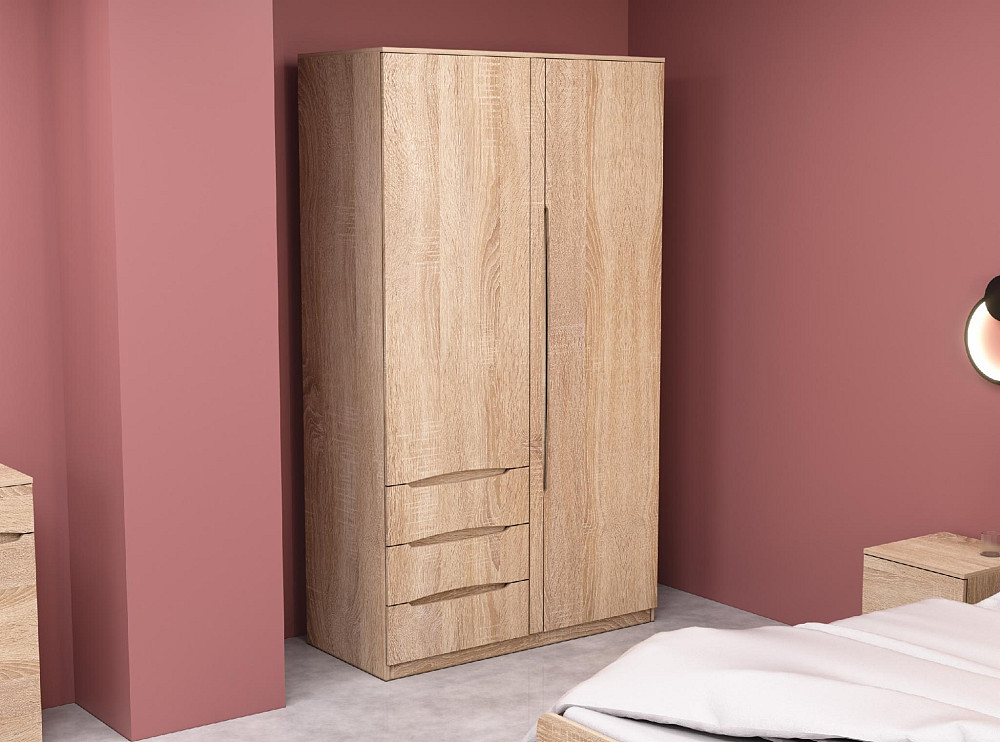 Шкаф Дельта 1, Дуб Сонома, 1200х550х2100 Львов - изображение 5