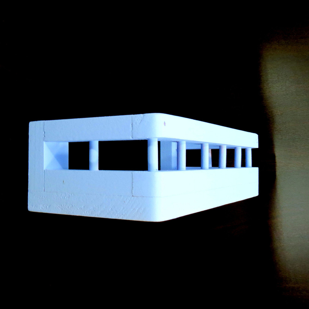 Полиця настінна, настільна "Сакаба з бортиком" ірис Миколаїв - фото 3