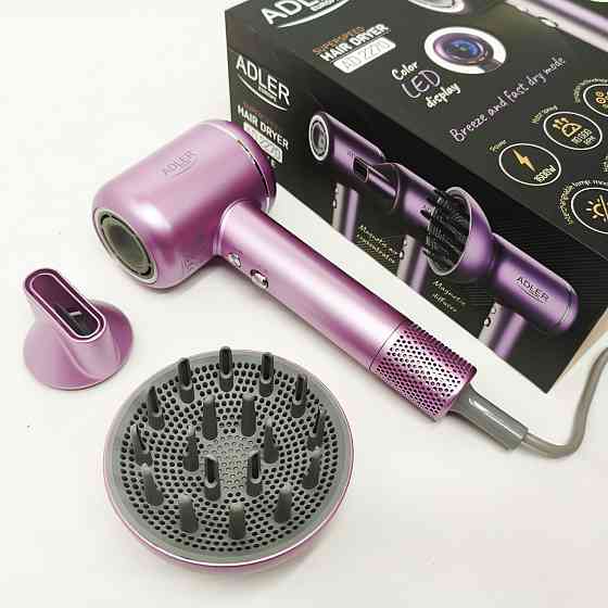 Женский профессиональный фен для укладки волос, Хороший фен для волос электрический с насадками FS-16 Львов