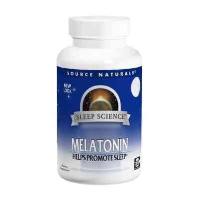 Аминокислота Source Naturals Мелатонин 1мг, Sleep Science, 200 таблеток (SN0720) Винница