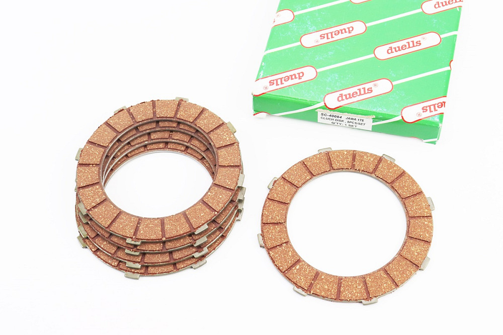 Диски зчеплення фрикційний 3,5mm к-кт 5шт 175 "duells" Київ - фото 1