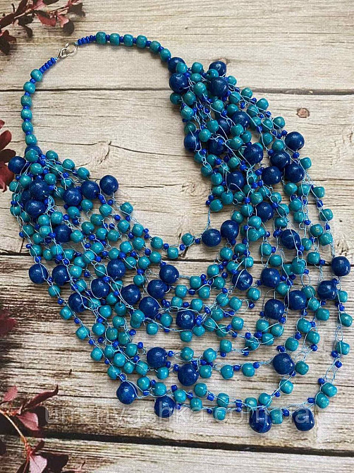 Намисто дерев'яне червоне Кривий Ріг - фото 3