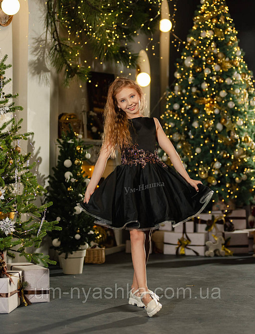 Черное нарядное платье на девочку Кривой Рог - изображение 4