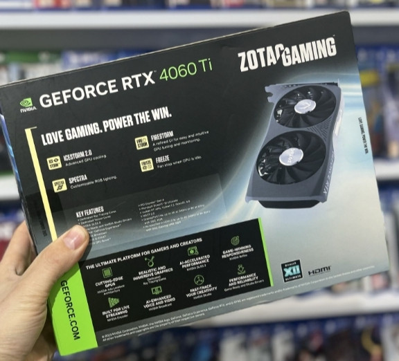 Видеокарта ZOTAC GAMING GeForce RTX 4060 ti 16gb! Киев - изображение 4