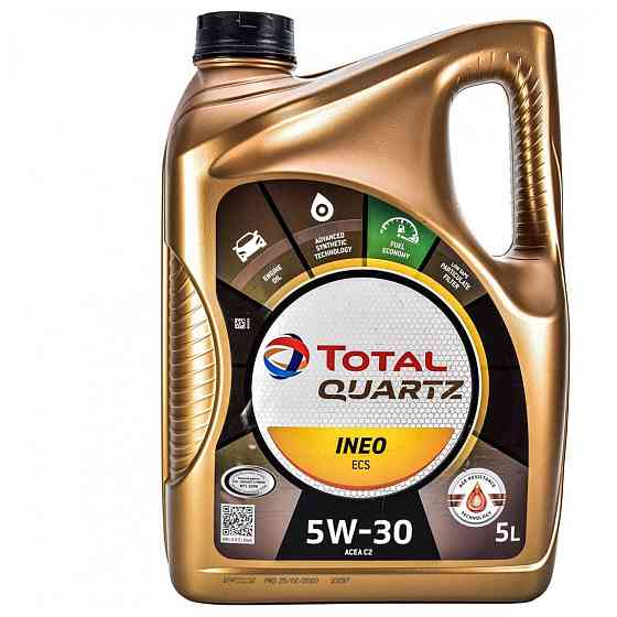 Моторна олива Total Quartz INEO ECS 5W-30 5 л Ковель