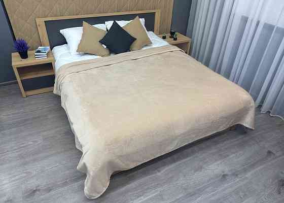 Плед-покривало Decorator WellSoft 150х210 см однотонний Бежевий (87-268) Київ