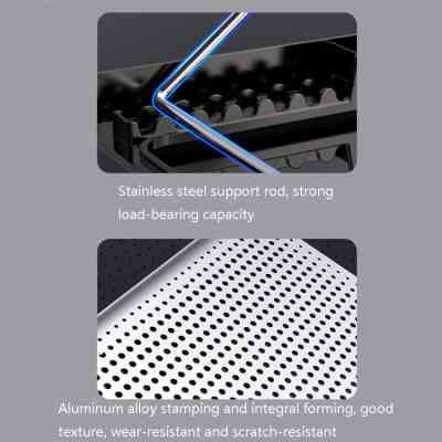 Підставка до ноутбука IceCoorel 10-15.6", 6*60mm 580 RPM, 2*USB, 350x225x26mm, Silver (A19) Вінниця