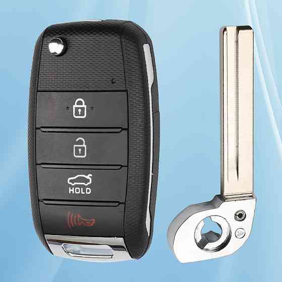 Ключ-брелок KIA з чотирма кнопками та лезвием TOY40 Київ