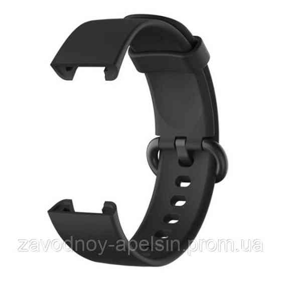 Ремінець Xiaomi Mi Watch lite силіконовий (чорний) Одеса