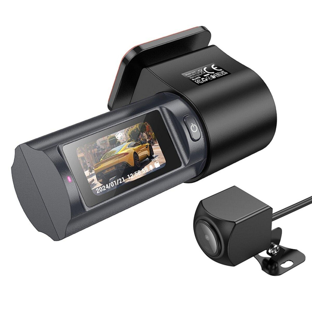 Відеореєстратор HOCO DV8 2K display hidden driving recorder Black 6942007623384 Одеса - фото 2