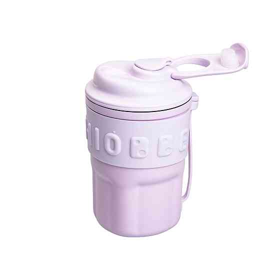 Yiwu Термочашка Chiobbe з трубочкою та ремінцем 450 мл бузкова HP-14-18V Коломия