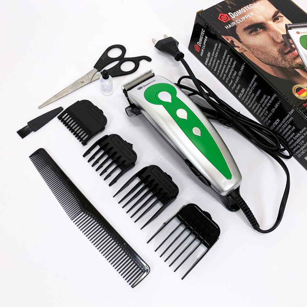 Портативна ручна машинка для стрижки волосся Domotec, Машинка для точної стрижки бороди і волосся UW-66 Івано-Франківськ - фото 9