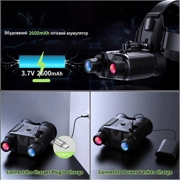 Бінокуляр нічного бачення Dsoon NV8160 + кріплення на голову + кронштейн FMA L4G24 на шолом Вінниця - фото 8