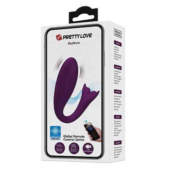 Вібратор для двох PRETTY LOVE Jayleen, 12 vibration functions Mobile APP Long-distance Control Sex Aura Київ