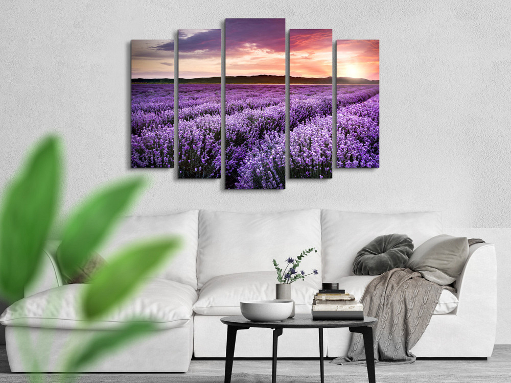 Модульная картина Лавандовое поле Прованс Art-326_5 ( 80х118см ) Киев - изображение 3