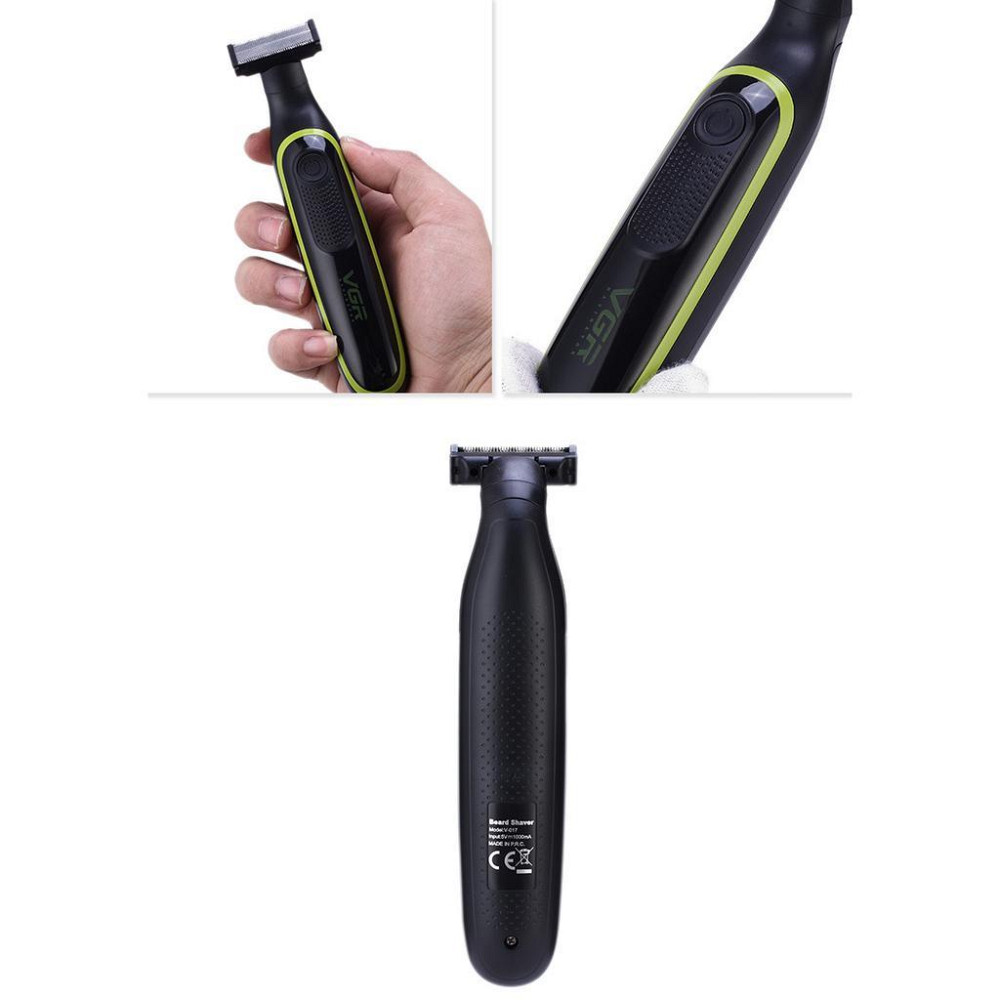 Компактний Тример акумуляторний VGR V017 pr для стрижки з насадками, вологозахисний корупс Одеса - фото 9