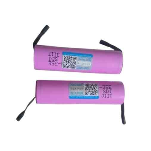 Акумулятор 18650 VariCore Li-ion 3500 mAh 3.7 V 35Е N під паяння 13A Рожевий Київ